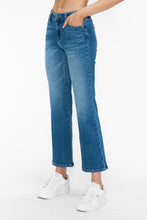 Load image into Gallery viewer, bytos Full Size Cat&#39;s Whiskers Mid Rise Ankle Jeans