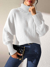 Load image into Gallery viewer, Turtleneck Long Sleeve Sweater