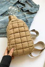 Load image into Gallery viewer, Quilted Nylon Crossbody  Bag