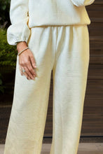 Load image into Gallery viewer, Round Neck Long Sleeve Top and Pants Set