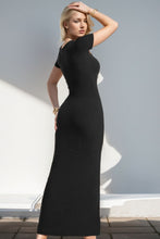 Load image into Gallery viewer, Basic Bae Built-In Shapewear Square Neck Short Sleeve Maxi Dress