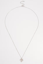 Load image into Gallery viewer, 925 Sterling Silver Zircon Maple Leaf Necklace