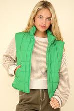 Load image into Gallery viewer, VERY J Zip Up Puffer Padded Warm Vest