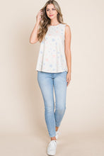 Load image into Gallery viewer, BOMBOM Star Print Round Neck Tank