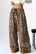 Load image into Gallery viewer, Leopard Wide Leg Pants