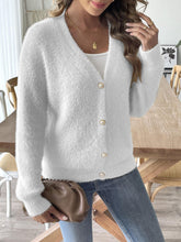 Load image into Gallery viewer, Button Up V-Neck Long Sleeve Cardigan