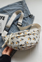 Load image into Gallery viewer, Printed Adjustable Strap Sling Bag