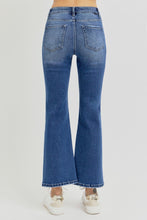 Load image into Gallery viewer, RISEN Full Size Distressed High Rise Crop Flare Jeans