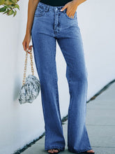 Load image into Gallery viewer, Side Slit Jeans with Pockets