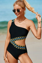 Load image into Gallery viewer, Cutout Single Shoulder One-Piece Swimwear