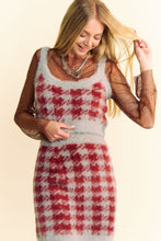 Load image into Gallery viewer, Davi &amp; Dani Scoop Neck Wide Strap Top and Skirt Sweater Set