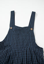 Load image into Gallery viewer, Plaid Wide Strap Wide Leg Overalls