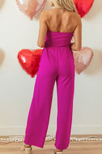 Load image into Gallery viewer, Tied Tube Wide Leg Jumpsuit