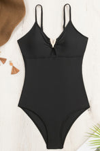 Load image into Gallery viewer, Cutout Spaghetti Strap One-Piece Swimwear