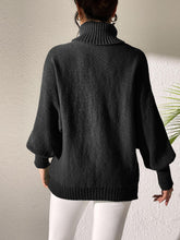 Load image into Gallery viewer, Turtleneck Long Sleeve Sweater