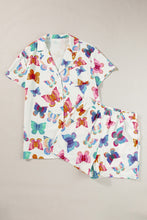 Load image into Gallery viewer, Butterfly Half Sleeve Top and Shorts Set