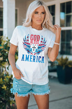 Load image into Gallery viewer, GOD BLESS AMERICA Cuffed Tee Shirt