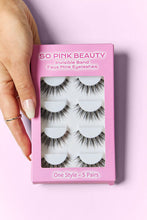 Load image into Gallery viewer, SO PINK BEAUTY Faux Mink Eyelashes 5 Pairs