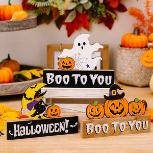 Assorted 2-Piece Halloween Element Ornaments