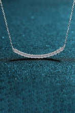 Load image into Gallery viewer, Sterling Silver Curved Bar Necklace