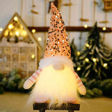 Load image into Gallery viewer, Sequin Light-Up Faceless Gnome