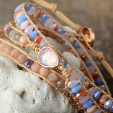 Load image into Gallery viewer, Opal Beaded Bracelet