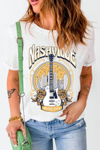 Load image into Gallery viewer, NASHVILLE MUSIC CITY Round Neck Tee Shirt