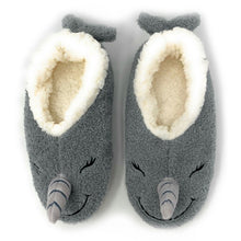 Load image into Gallery viewer, Narwhal   Women&#39;s Cozy House Slipper