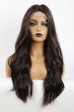 Load image into Gallery viewer, 13*2&quot; Lace Front Wigs Synthetic Long Wave 26&quot; Heat Safe 150% Density in Brown