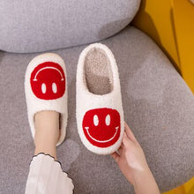 Load image into Gallery viewer, Melody Smiley Face Cozy Slippers