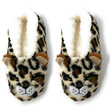 Load image into Gallery viewer, Cheetah Bang   Women&#39;s Cozy House Slipper