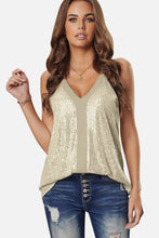 Load image into Gallery viewer, Sequin Racerback Tank