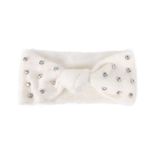 Load image into Gallery viewer, Winter Rhinestone Fuzzy Headband