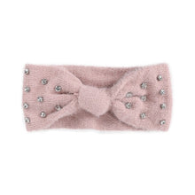 Load image into Gallery viewer, Winter Rhinestone Fuzzy Headband