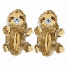 Load image into Gallery viewer, Sloth Hugs   Womens Fluffy House Slippers Shoes