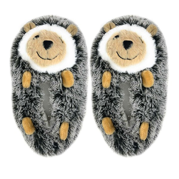 Hedge Hugs   Womens Fluffy House Slippers Shoes