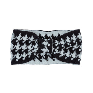 HOUNDSTOOTH HEAD BAND