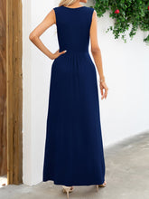 Load image into Gallery viewer, Surplice Neck Sleeveless Maxi Dress