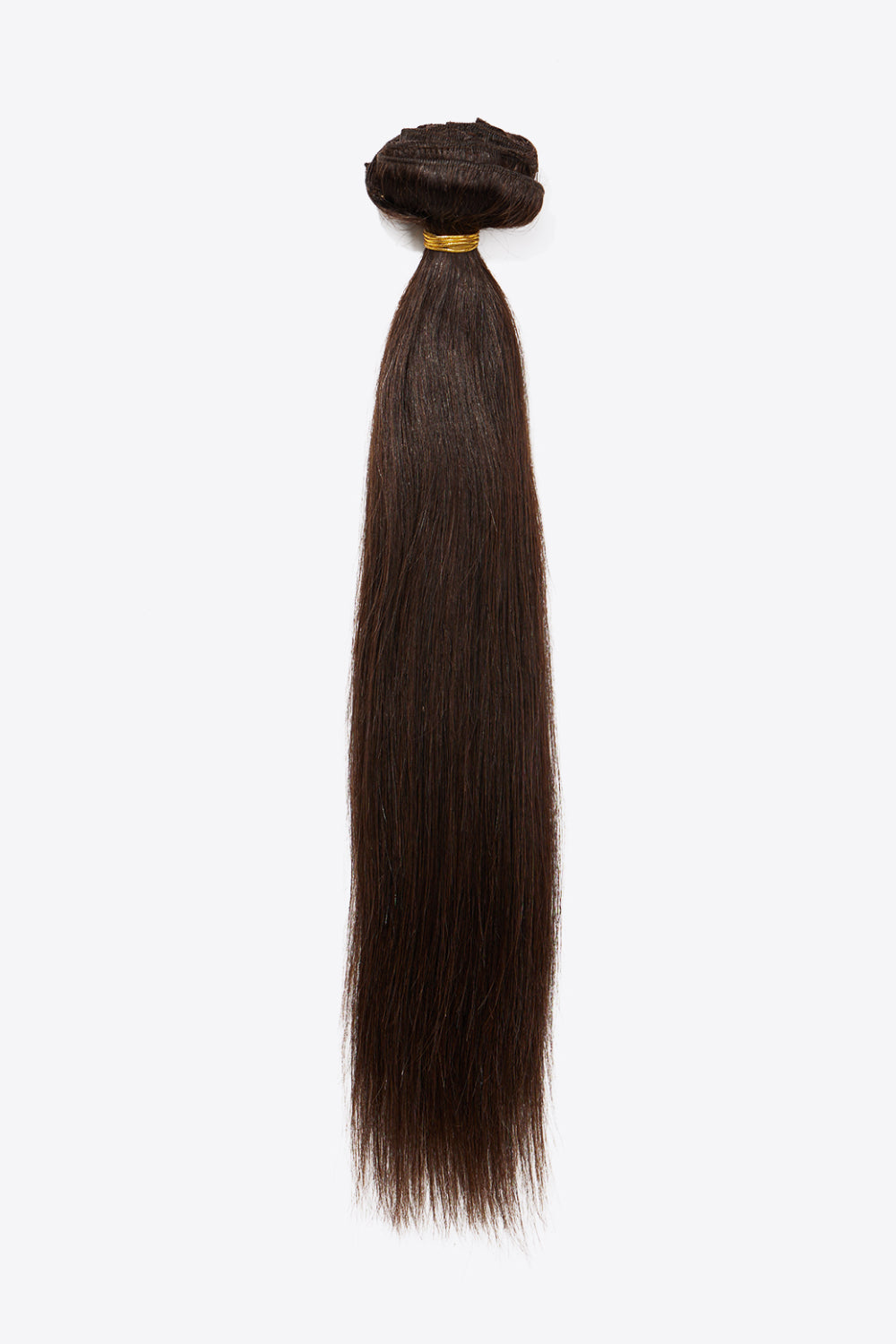 Natural Looking Clip-In Hair Extensions in Chocolate 18