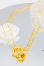 Load image into Gallery viewer, Linked Ring Pendant Chain Necklace