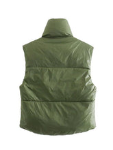 Load image into Gallery viewer, Zip Up Drawstring Reversible Vest