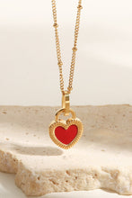 Load image into Gallery viewer, Stainless Steel Heart Pendant Necklace