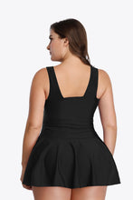 Load image into Gallery viewer, Plus Size Plunge Swim Dress