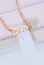 Load image into Gallery viewer, Natural Moonstone Chain-Link Necklace
