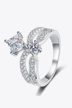 Load image into Gallery viewer, 925 Sterling Silver Moissanite Crown Ring