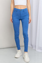 Load image into Gallery viewer, YMI Jeanswear Kate Hyper-Stretch Full Size Mid-Rise Skinny Jeans in Electric Blue