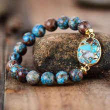 Load image into Gallery viewer, Natural Stone Beaded Bracelet