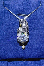 Load image into Gallery viewer, Penguin 2 Carat Moissanite 925 Sterling Silver Necklace