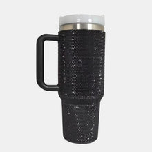 Load image into Gallery viewer, Rhinestone Stainless Steel Tumbler with Straw