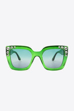 Load image into Gallery viewer, Inlaid Rhinestone Polycarbonate Sunglasses